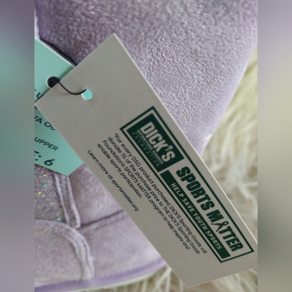 Dick's Sports New Girls Glitter Slip On Boots - Picture 8 of 12